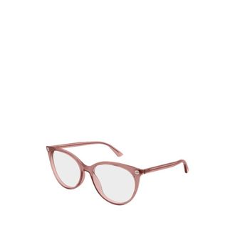 Gucci Pantos Frame - female - Gucci - Glasses - Pink - 53 MM - Accessories