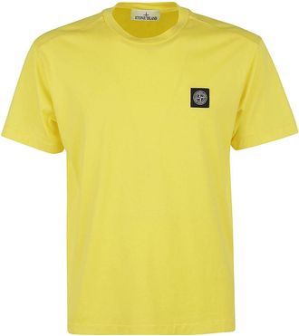 Stone Island Patch T-shirt Yellow 101524113-V0030