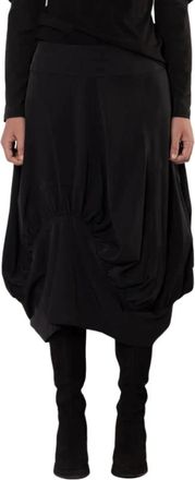 Chie Mihara Globo Rok - Dames - Midirokken - Zwart - M - Nylon - Rokken
