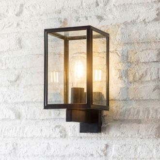 Garden Trading Belgrave Carriage Wall Light Porch Door Mains Black Lantern