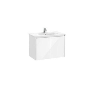 Roca Roca - Pack Unik Mueble De 2 Puertas + Lavabo Tenet Color: Blanco Brillo