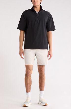 Zella Popover Golf Shirt in Black at Nordstrom Rack, Size Xx-Large