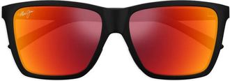 Maui Jim Occhiali da sole squadrati Cruzem - Nero