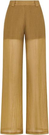 Seventy Wide Broeken - Dames - Wijde Broeken - Bruin - S - Broeken