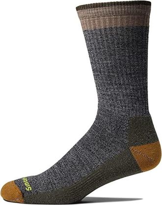 Smartwool Everyday Rollinsville Crew Socks Mens No Show Socks Shoes Fossil : XL (Mens Shoe 12-14.5), Wool/Nylon
