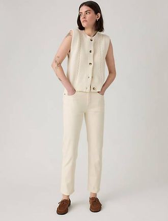 Levi's 501 Crop Jeans - Womens - 23X26 - Brown