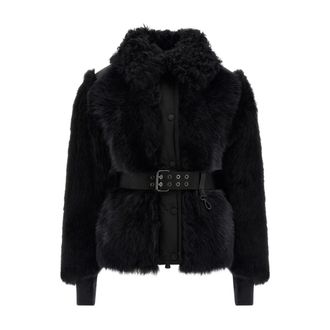 Moncler Grenoble Coats Black - female - Moncler - Faux Fur & Shearling Jackets - Black - M - Jackets