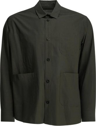 sacai Camisa de algod&oacute;n Typewriter - Shirts - Hombre - Verde - M