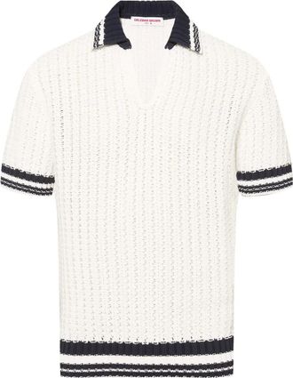 Orlebar Brown Swift gehaakte top - Wit