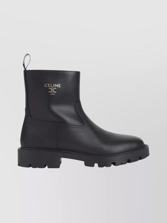 Celine chunky sole round toe zipped boot