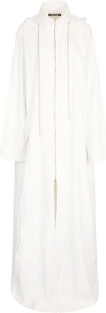 Roberto Cavalli hooded parka coat - White