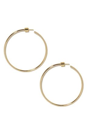 Jennifer Fisher Thread Hoops, 2-Inch in Gold at Nordstrom