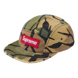 SUPREME FW26 Military Camp Cap Spring Green Predator Camo SUP-FW26-2026-GRN