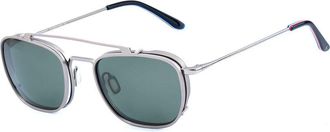 Vuarnet Mens Vl1902 Clipon Sunglasses Gunmetal Grey Silver Steel - One Size