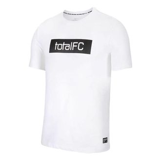 Nike F.C. Dry-Fit Short Sleeve Printed T-shirt White Black CD0168-100