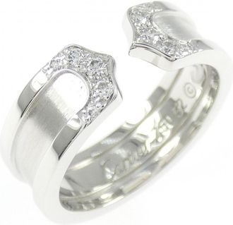 Cartier C2 White Gold (18K) Band Ring (Pre-Owned)