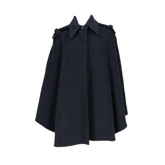 Isaia Womens Dark Blue Coat