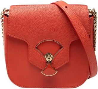 Bulgari Pre-owned Diva Dream Borsa a Spalla con Catena in Pelle - - Pre-owned - Donna - Arancione - ONE SIZE