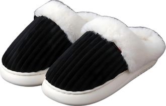 Generic Cloud Slippers for Women Men, Womens Unisex Winter Cozy & Stylish Fashion Booties Slipper Casual Home Shoes (Black-a, M, Adult, Women, 3.5, Numeric Ra