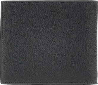 Thom Browne Grained leather bi-fold wallet Man One Size