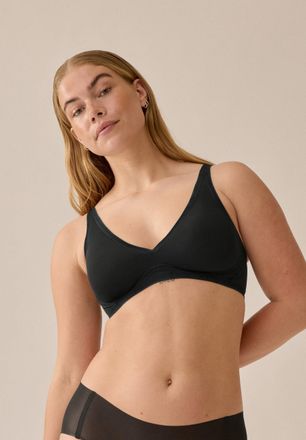 Naturana Schalen-BH NATURANA The Sunday, Damen, Gr. XL, N-Gr, schwarz, Obermaterial: 68% Polyamid, 32% Elasthan. Futter: 100% Polyester, unifarben, BHs Schalen