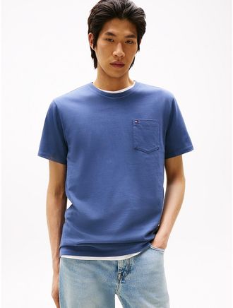 Tommy Hilfiger Mens Everyday Pocket T-Shirt - Blue - XXL
