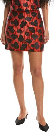 Milly Modern Mini Jacquard Skirt