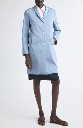 Jil Sander Slim Fit Radzmir Coat in Quarry at Nordstrom, Size 38