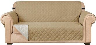 OEM Funda De Sof&aacute; De Doble Cara - Funda Para Muebles Apta Para Mascotas Con Banda El&aacute;stica, Impermeable (arena)