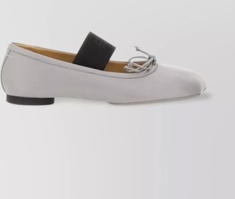Maison Margiela bow detail flat sole ballerina shoes