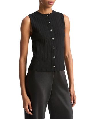 Vince Button Sweater Shell