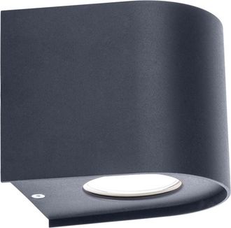 Näve Naeve ALECTO Aplique LED de exterior Up Down, negro, 3000 K, IP54