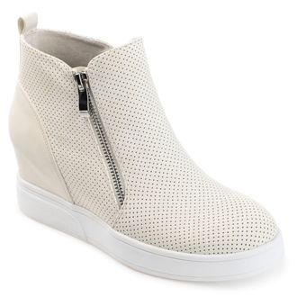 Journee Collection Women & apos;s Pennelope Medium and Wide Width Wedge Sneakers