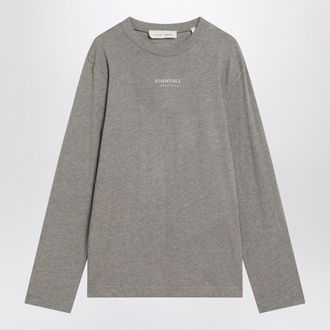 Fear of God Grey Cotton Blend Top