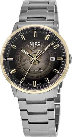 Mido Commander Gradient Black Dial Stainless Steel Mens Watch M021.407.21.411.00
