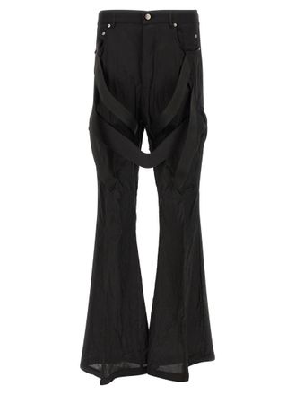 Rick Owens Black Slim Flared Pants