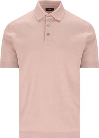 Herno Double-Layer Cotton Piqu&eacute; Polo With Ribbed Details