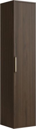 Badplaats Badplaats Colonna Bagno Rimini 38 X 33 X 170 Cm - Noce Marrone - Colonna Sospesa Con 1 Anta