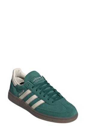 adidas Handball Spezial Sneaker in Green/Cream White/Gum5 at Nordstrom, Size 11.5