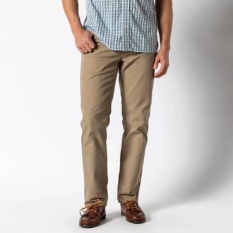 Duck Head Field Canvas Five Pocket Pant In Khaki