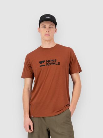 Mons Royale Icon Merino Classic T-Shirt orange