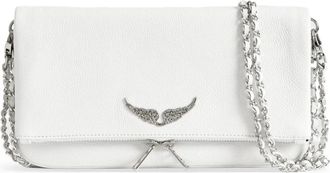 Zadig&Voltaire Rock Schoudertas - Dames - Schoudertassen - Wit - ONE Size - Katoen - Tassen