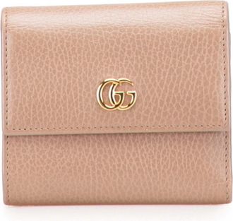 Gucci Grayish Leather Wallet (Tri-Fold) (Pre-Owned)