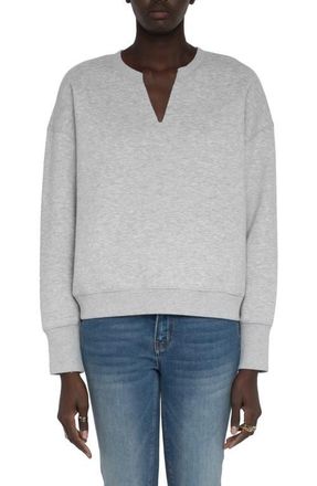 Zadig&Voltaire Olive Graphic Cotton Blend Sweatshirt in Gris Chine Clai at Nordstrom, Size X-Small