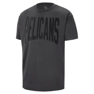 Nike Mens New Orleans Pelicans Peak Travel T-Shirt in Grey | IU1344-099