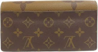 Louis Vuitton Pre-owned Wallets, female, Brown, Size: ONE SIZE Pre-owned Canvas Wallet