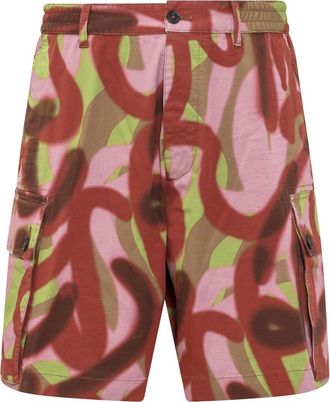 Dsquared2 Multicolor Abstract Shorts