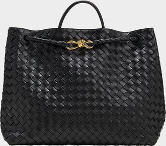 Bottega Veneta Andiamo Large Leather Tote Bag