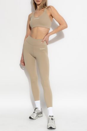 Sporty & Rich Leggings From The Core Collection, Womens, Beige
