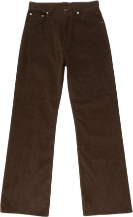 Acne Studios Corduroy Broeken - Heren - Straight fit broeken - Bruin - M - Katoen - Broeken